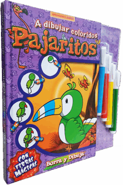 A dibujar coloridos pajaritos