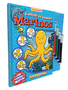 A dibujar los animales marinos
