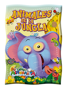 Mi libro Almohadita Animales de la jungla