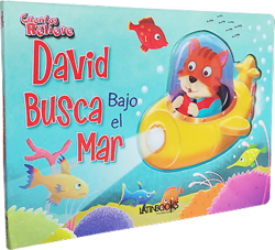 Cuentos con relieve David busca bajo el mar
