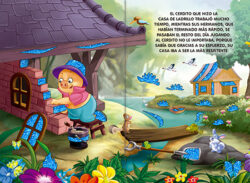 Libro brillante Los tres cerditos - Imagen 2