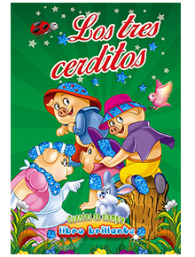Libro brillante Los tres cerditos