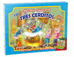 Mis cuentos clásicos en 3D Los tres cerditos