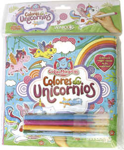 Gotas mágicas colores de unicornios