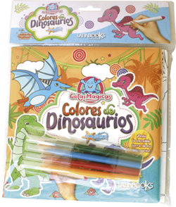Gotas mágicas colores de Dinosaurios