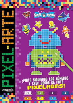 Super Recreo Pixel Arte Violeta