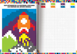 Super Recreo Pixel Arte Violeta - Imagen 2