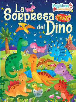 Pegatinas Divertidas La sorpresa del dino