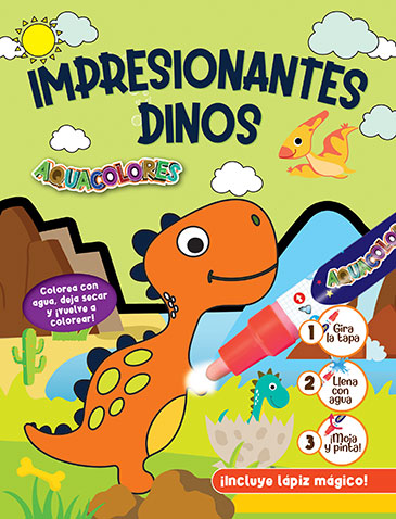 Aquacolores Impresionantes dinos