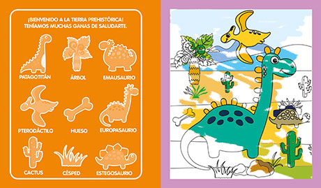 Aquacolores Impresionantes dinos - Imagen 2