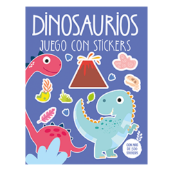 Juego con stickers Dinosaurios